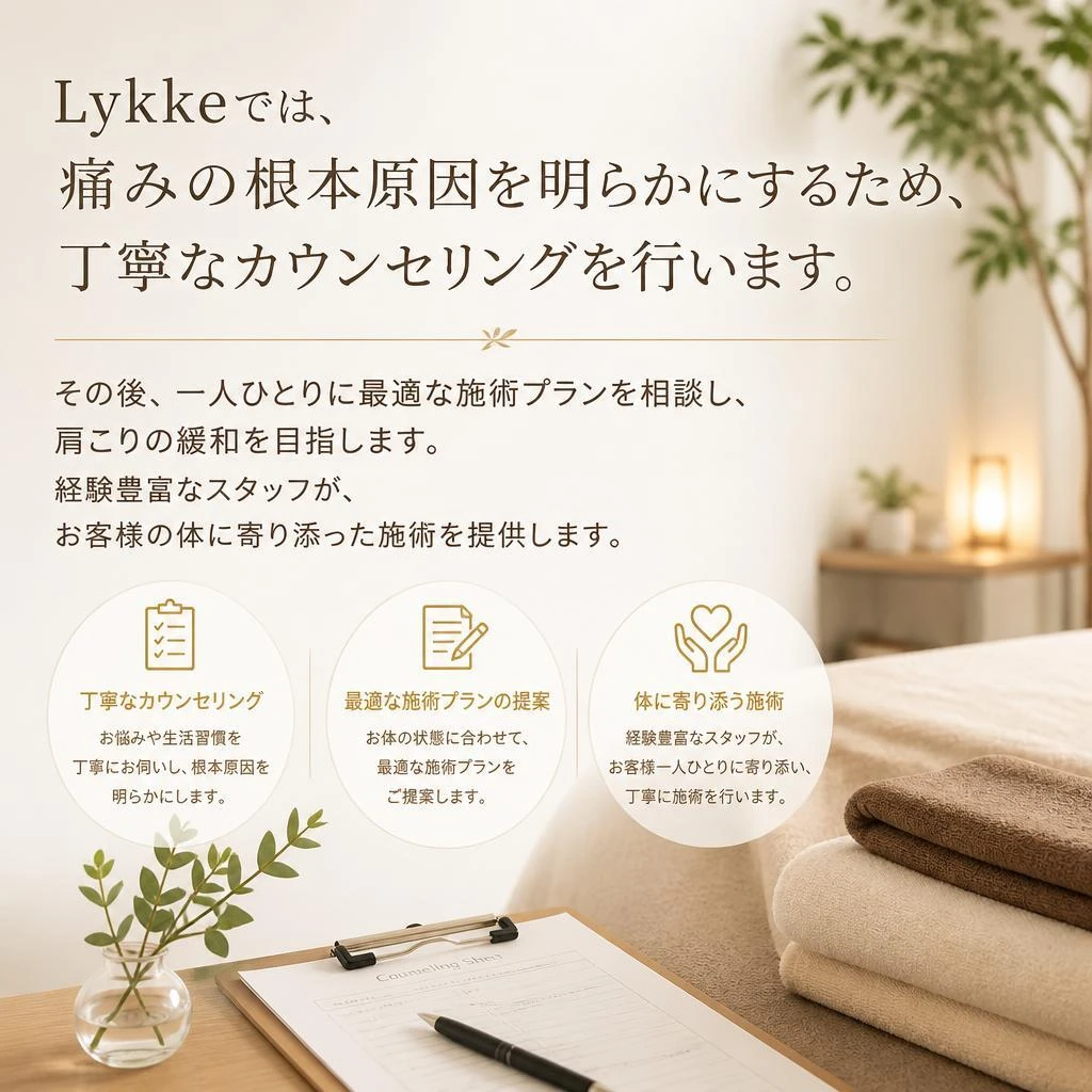 整骨院Lykkeのアプローチ
