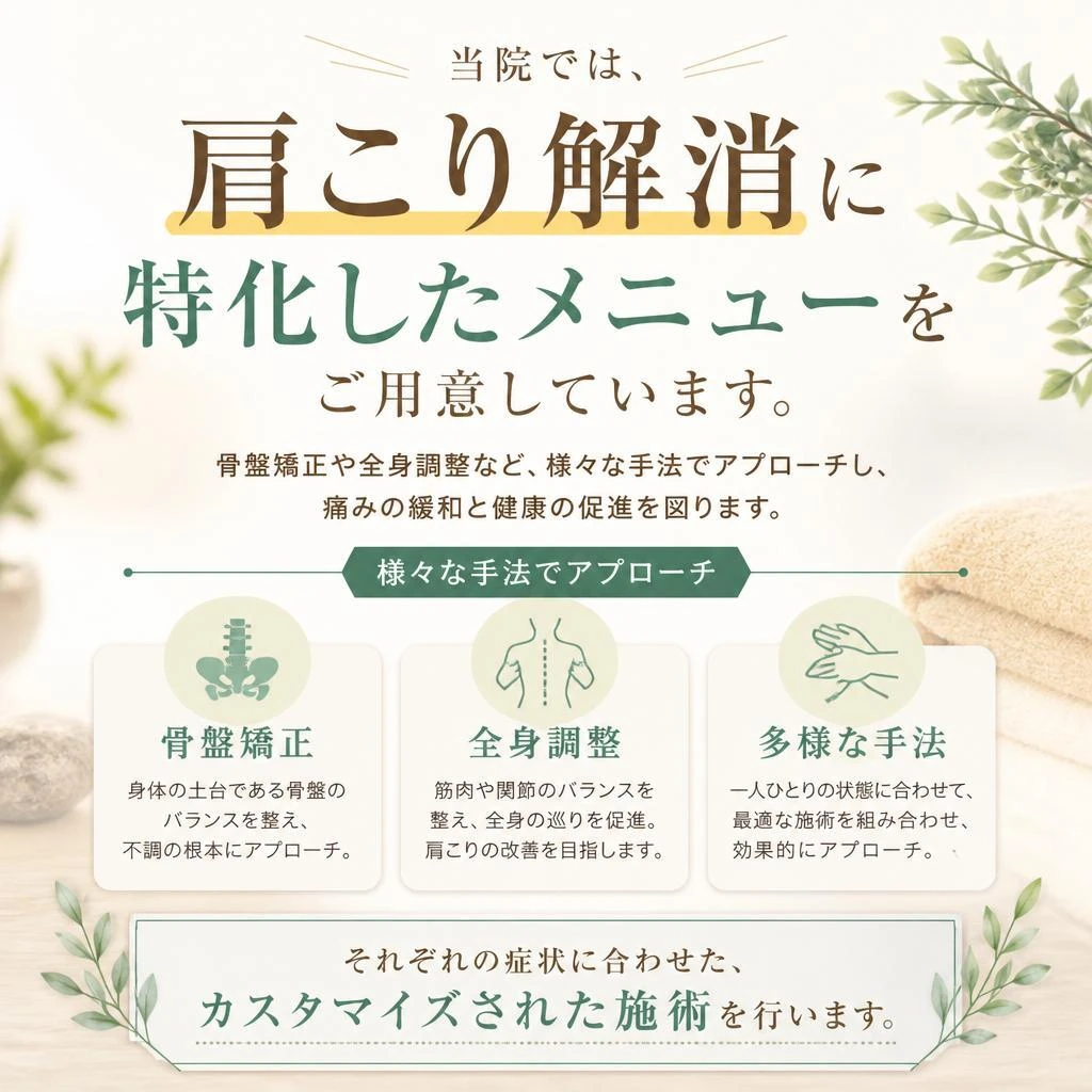 施術メニューのご紹介
