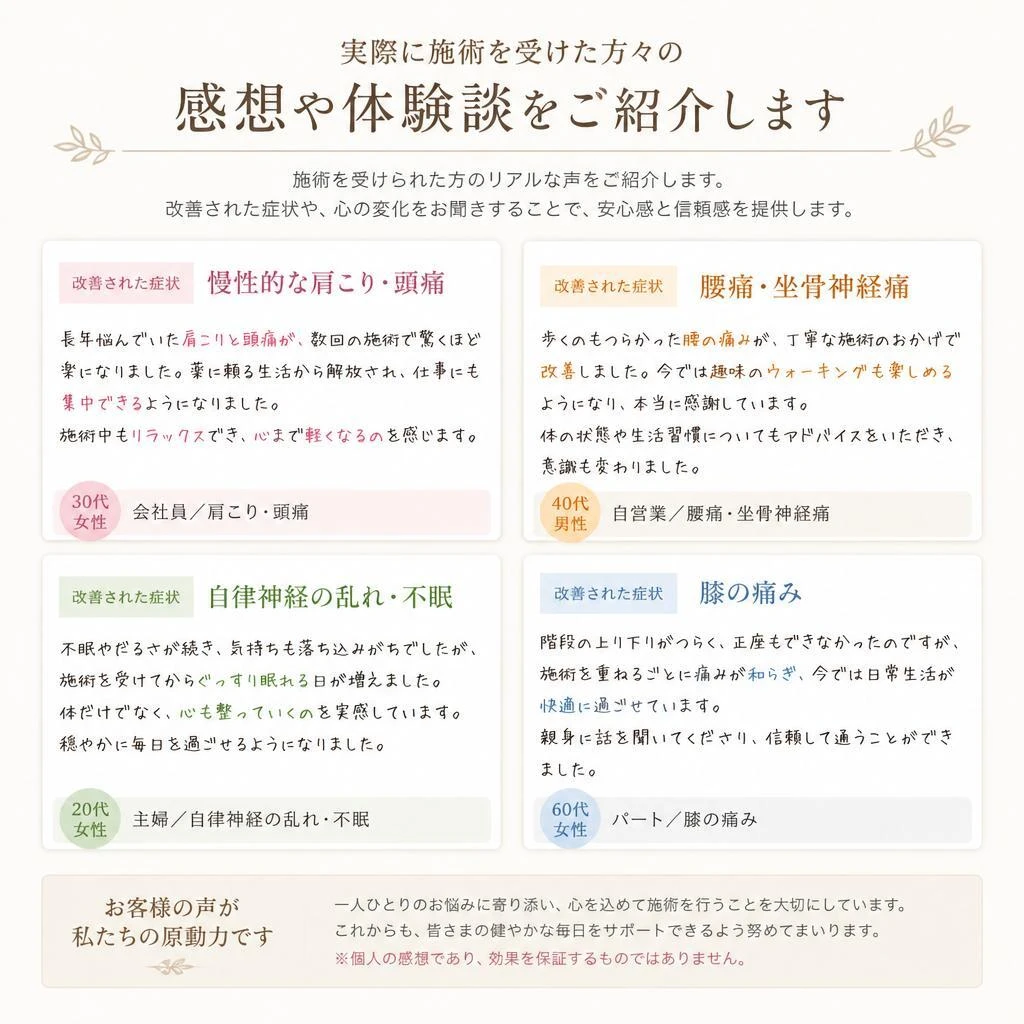 お客様の声