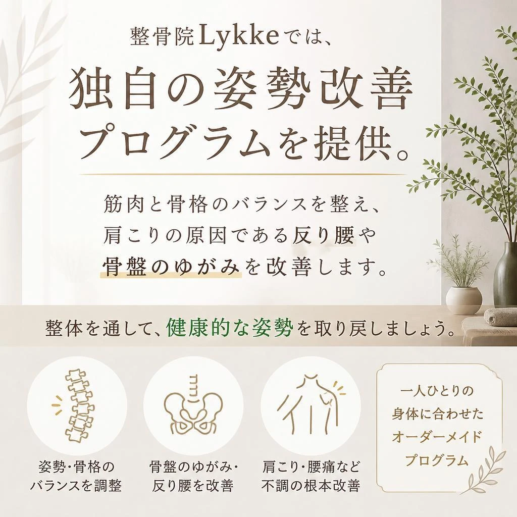 Lykkeの姿勢改善プログラム