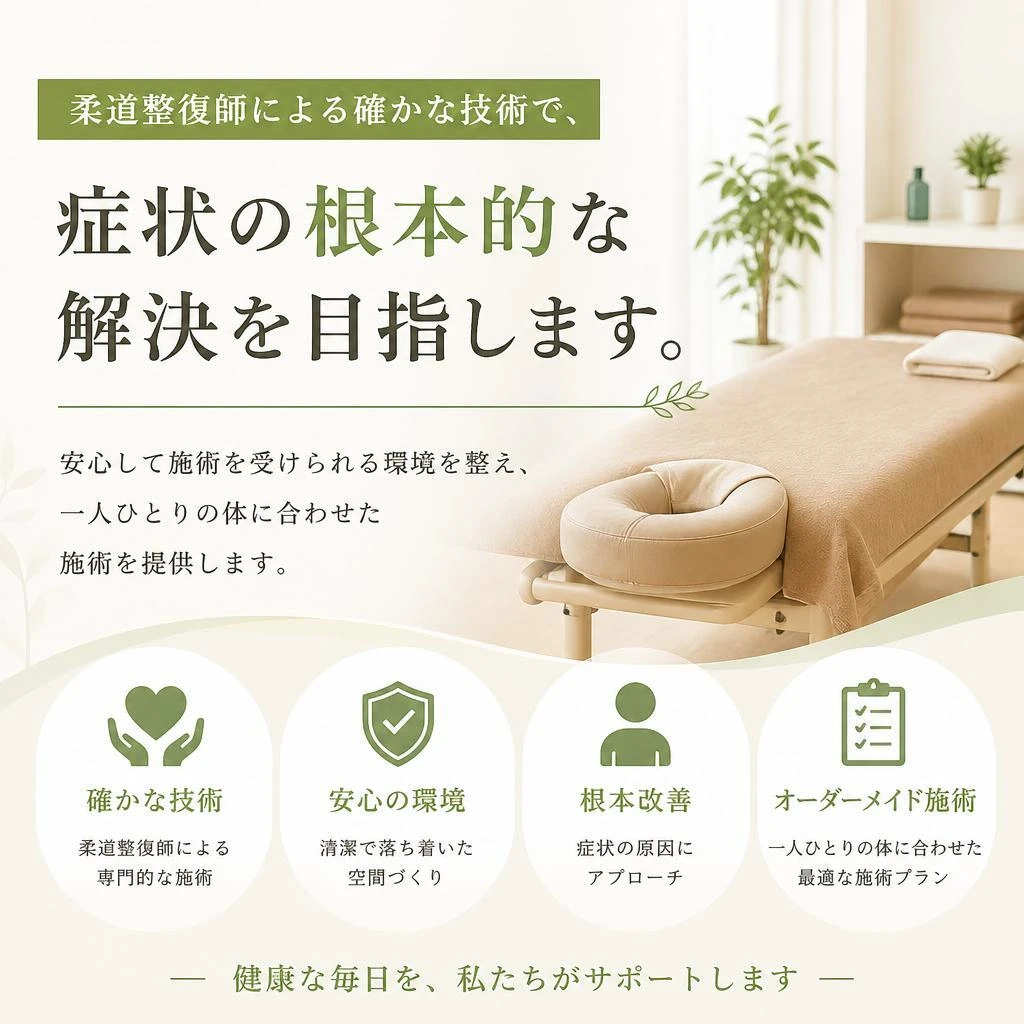 経験豊富な専門家による施術