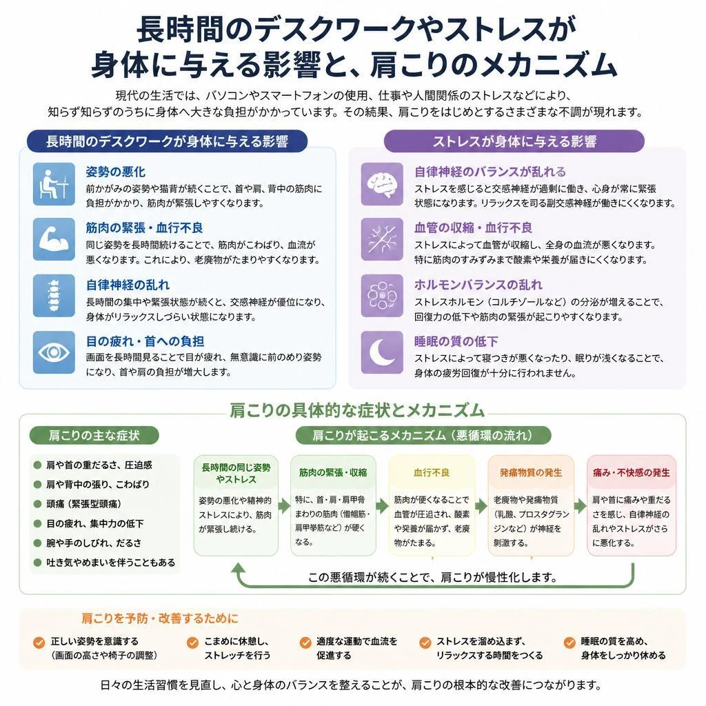 肩こりの原因と症状