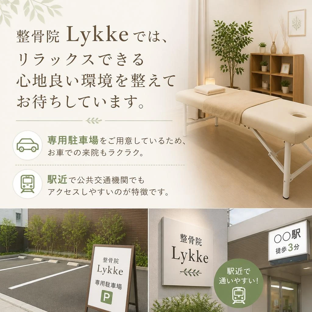 リラックスできる環境