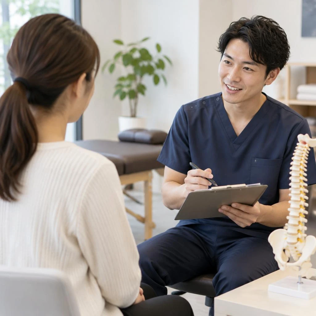 痛む場所だけを見ない。丁寧なヒアリングから施術を組み立てます