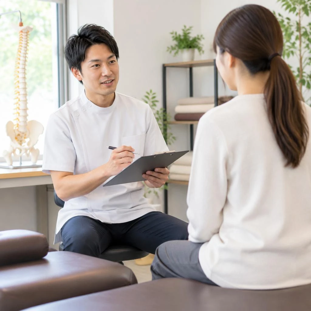 不調の背景を丁寧に確認。あなたに合わせた施術をご提案